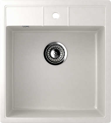 Мойка квадратная U406 Ультра-белый 