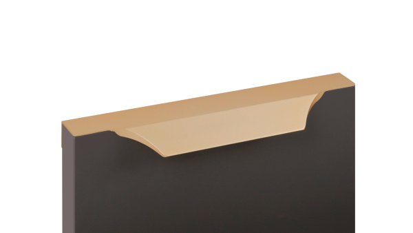 Ручка торцевая WING 114 128/200 Золото матовое Алюминий