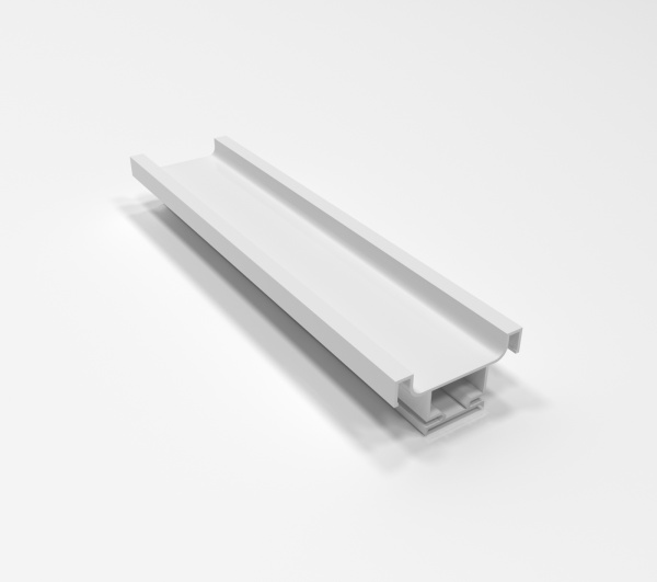 Профиль H-образный L=4500 Белый крашеный