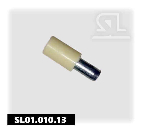 Полкодержатель с пластиковым наконечником диаметр 5мм Крем SL