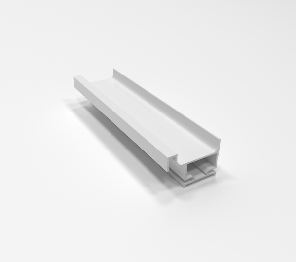 Профиль H-образный L=4500 Белый крашеный АСИММЕТРИЯ