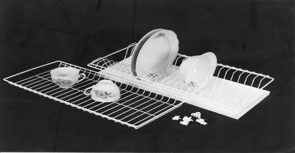 Сушка для посуды 400 Белый рамочная ВИОР