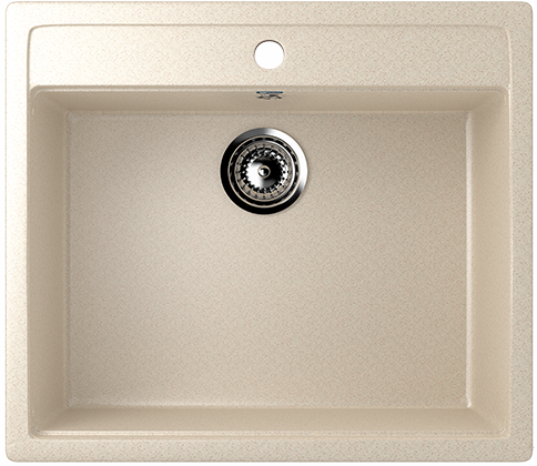 Мойка квадратная U104 Бежевый 