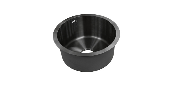 Мойка врезная круглая ROMANCE PR 4242 Графит 3мм