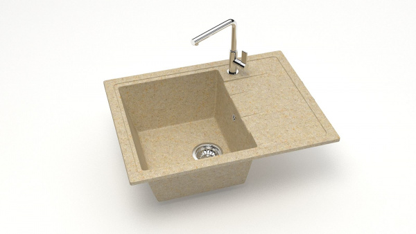 Мойка прямая F150 Q14 Ваниль матовый