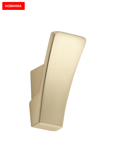 Крючок 1 рожковый 5003 Латунь брашированная EDSON 