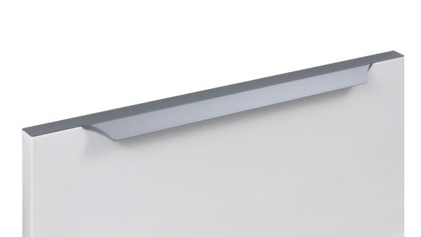 Ручка торцевая WING 114 448/500 Серый Алюминий