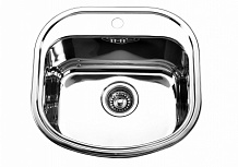 Мойка врезная квадратная Исла 490x470 Нержавейка полированная