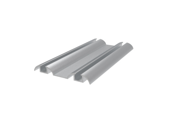 Направляющая нижняя ПРЕМИАЛ Хром матовый 5900 мм