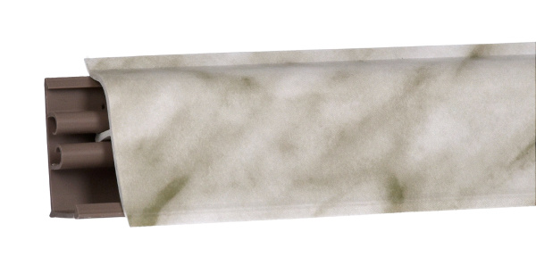 Плинтус LB-38 4.2м Мрамор Каррара 6148