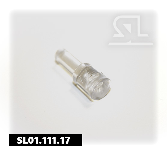 Полкодержатель пластиковый диаметр 5мм Поликарбонат SL