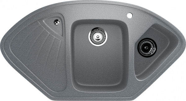 Мойка угловая U501 Тёмно-серый 
