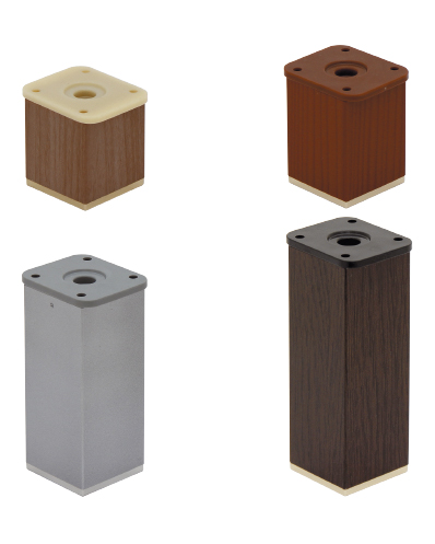 Опора регулируемая ДК-8 декоративная Н-100 мм Тип1 Чёрный соф/Чёрный Микрон