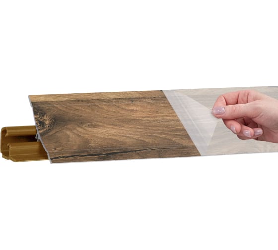 Плинтус LB 231 Дуб Корсика светлый 3,0 м 78