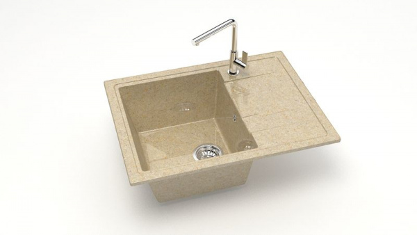 Мойка прямая Анастасия Z150 Q14 Ваниль глянец