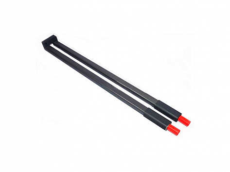 Релинг ALPHABOX для деревянной задней панели 550 мм Антрацит SAMET