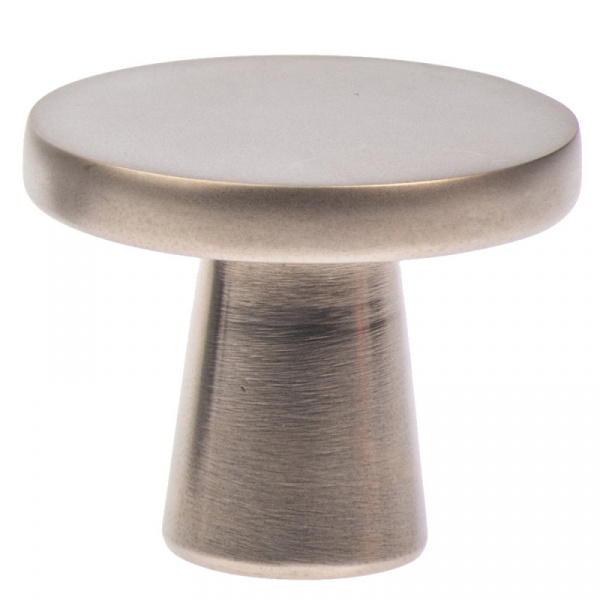 Ручка кнопка 1008S Сатин шлифованный