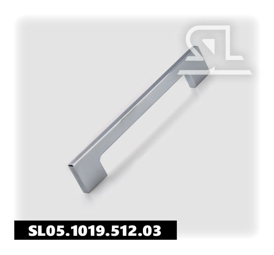 Ручка скоба SL 1019 512 мм, алюминий Хром SL