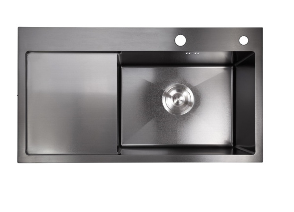 Мойка AMOLLET 3 мм 7848-R 78х48 Чёрная Правая