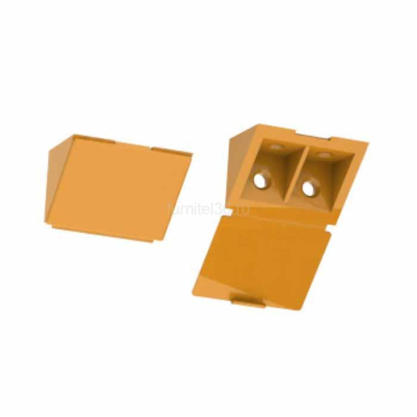 Уголок пластиковый с крышкой 4 самореза 09 Бежевый Mesan