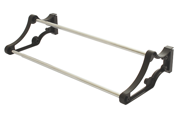 Полка для обуви туфля 800-1100 Чёрный AMIX 