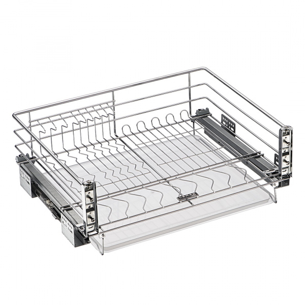 Сушка выкатная в нижнюю базу с доводчиком 600 Хром LEMAX