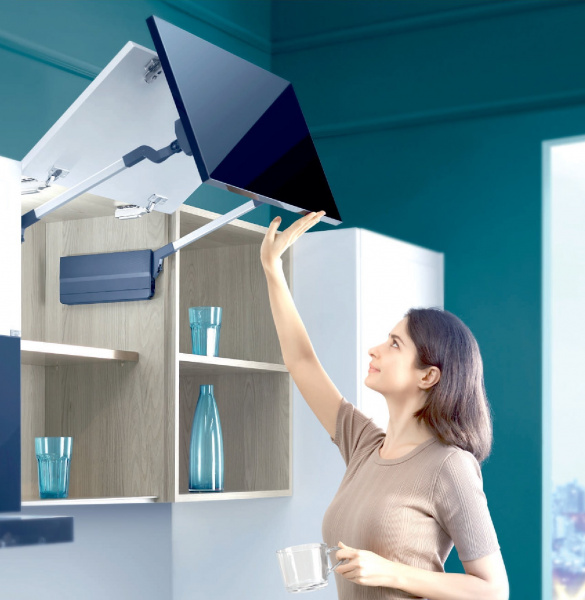 Складной подъемник TOP STAY ST высота фасада 880-959мм вес фасада 5,2-8,8 кг Серый