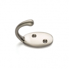 Крючок 1 рожковый K2301 36х34 Никель матовый