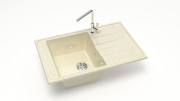 Мойка прямая Зельда Z32 Q2 Бежевый глянец