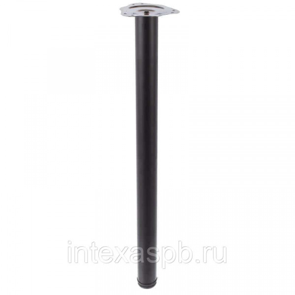 Нога-опора 60х710 мм площадка Чёрная INTEXA