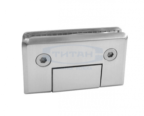 Соединитель с фаской стекло к стенеТ-306 P хром Нержавеющая стальТитан