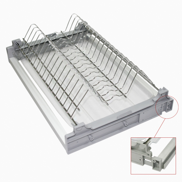 Сушка для посуды 450 1 уровневая Хром Kalibra