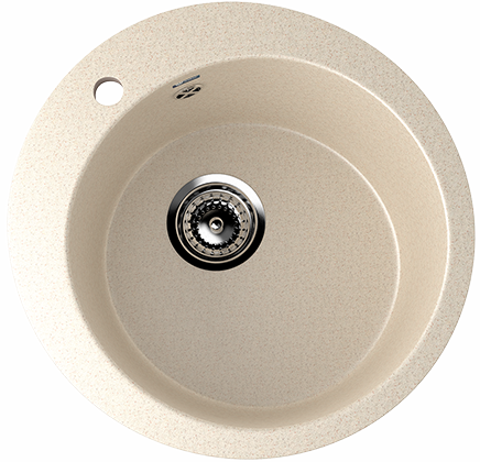 Мойка круглая U405 Бежевый