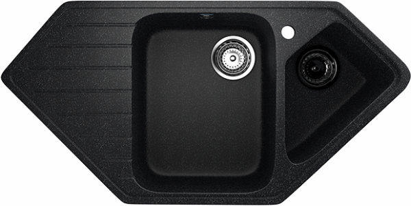 Мойка угловая U409 Чёрный