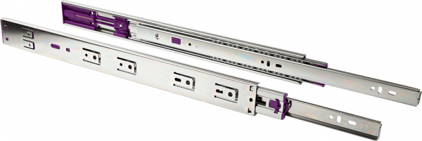 Направляющая шариковая 45\250 мм доводчик Частичное выдвижение 40 кг. AQ