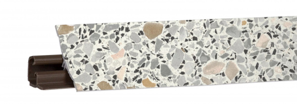 Плинтус LB-23 3м Гранитная крошка (Ракушки)