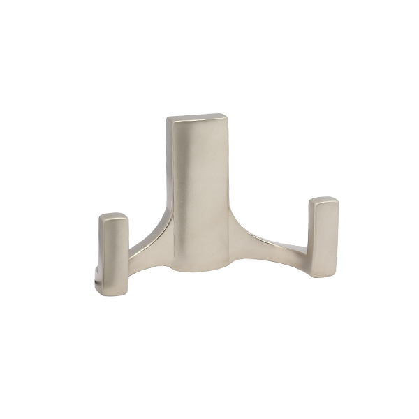 Крючок 2х рожковый R17 Никель матовый MF