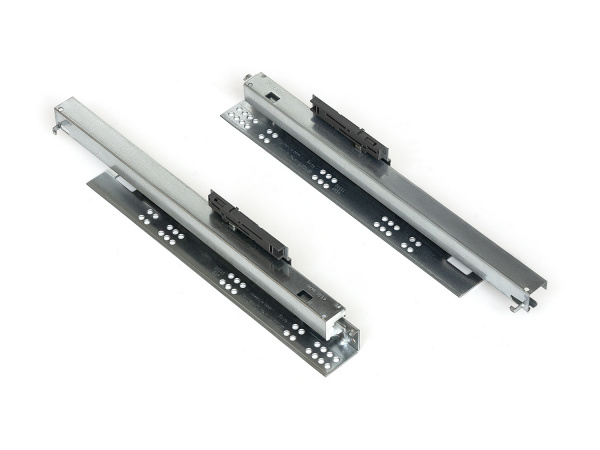 Направляющая шариковая скрытая 550 мм PUSH OPEN с доводчиком Samet SMART SLIDE 40 кг.