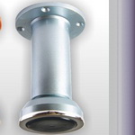 Опора регулируемая ДК-2 декоративная Н-120 мм Металлик/Хром Микрон