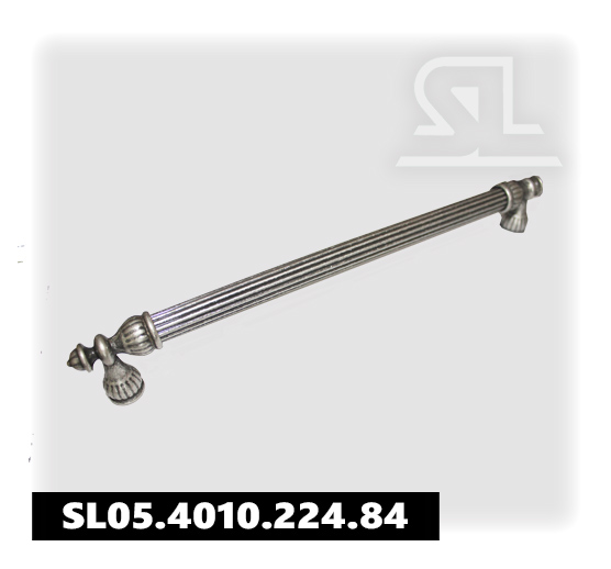 Ручка скоба SL 4010 224 мм, алюминий Состаренное серебро SL