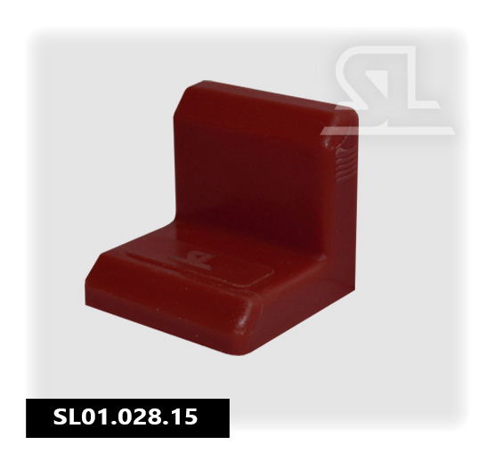 Уголок 28х28 мм металлический с декоративной накладкой Hus Берёза SL