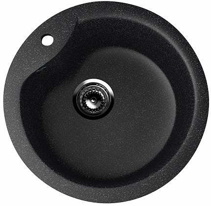 Мойка круглая U102 Чёрный