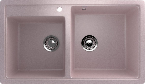 Мойка двойная U200 Розовый