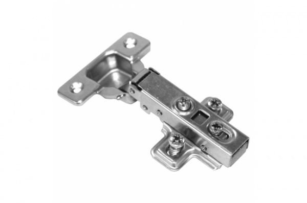 Петля накладная 110* с доводчиком CLIP-ON SETE винт