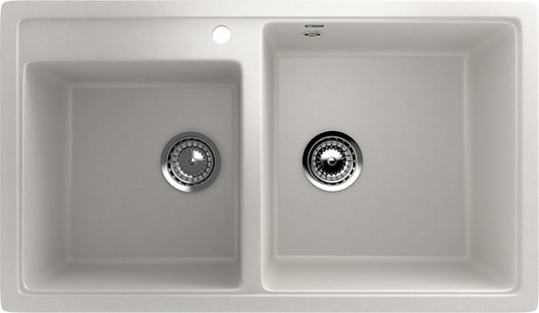 Мойка двойная U200 Ультра-белый
