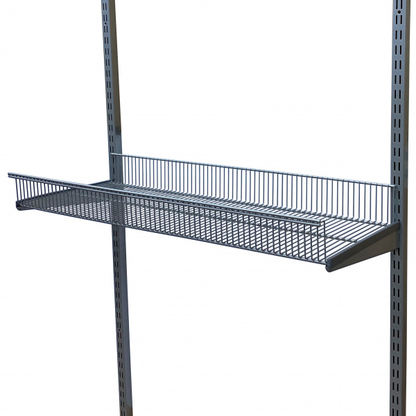 Полка-корзина проволочная 345х900 Серый GARDIE