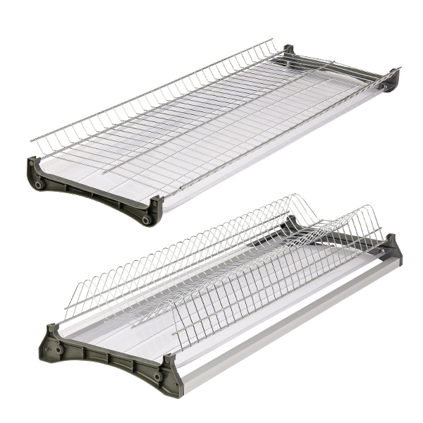 Сушка для посуды 800 2-х уровневая Хром MF