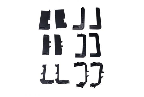 Заглушка внешняя С Чёрный брашированный (правая+левая)