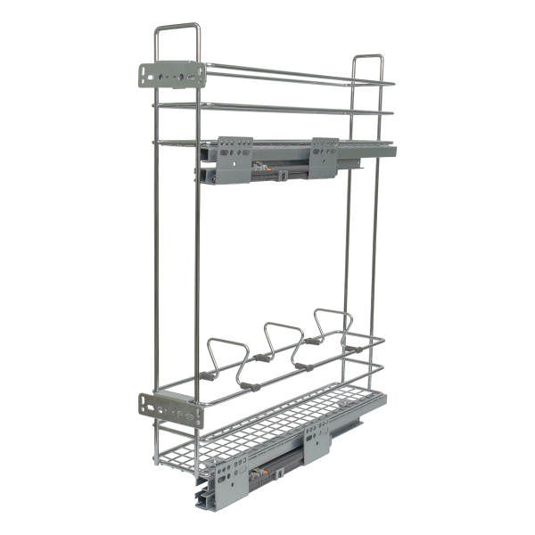 Бутылочница боковая с доводчиком 200-2 Хром правая Premial BRIOSO 