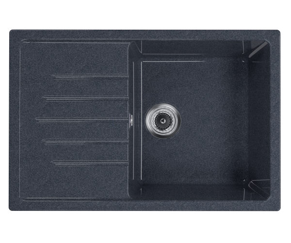 Мойка глянцевая прямая U400 Brilliant Антрацит